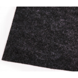 Filcová látka na vyšívání, tvoření, korálkování, vycpávání hraček tloušťka 1 mm tmavě hnědá, rozměry 20 cm x 20 cm 1 kus