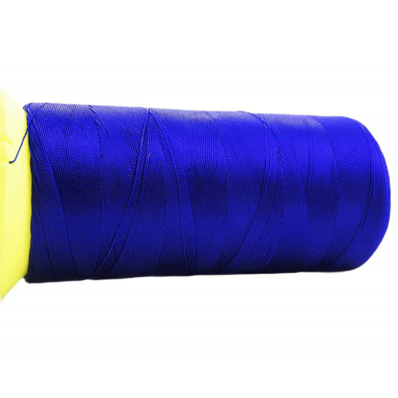 Šňůrka z polyamidu jasně modrá, provázek na tvoření, navlékání, pletení, háčkování, dekorace náramek Shamballa průměr 0, 2 mm