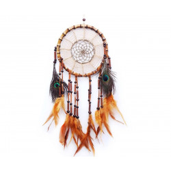 Kulatý rámeček na tvorbu lapače snů, dřevěný, bambusový, přírodní hnědý, na výrábění, rozměry 14, 5 cm x 1 cm