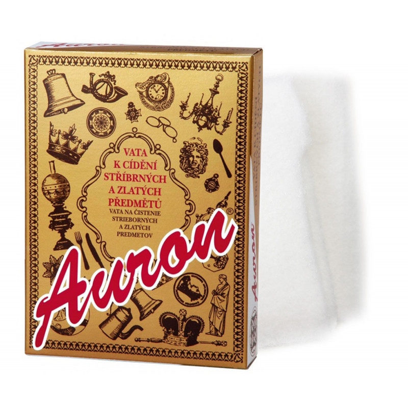 Super efektivní vata k čištění stříbrných a zlatých předmětů, šperků, hodinek vyrobeno v Evropě