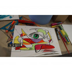 Akrylový Paint Marker TRITON SOLO GOYA 1-4 mm bílá