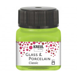 Barva na sklo a porcelán KREUL classic májová zelená 20 ml