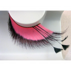 Falešné řasy růžovo-černé, EU 000434