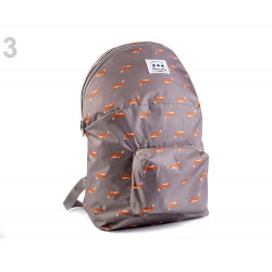 1ks Skládací Batoh 39x43cm Nepromokavý, Textilní Tašky Batohy Módní Tašky Kabelky Doplňky