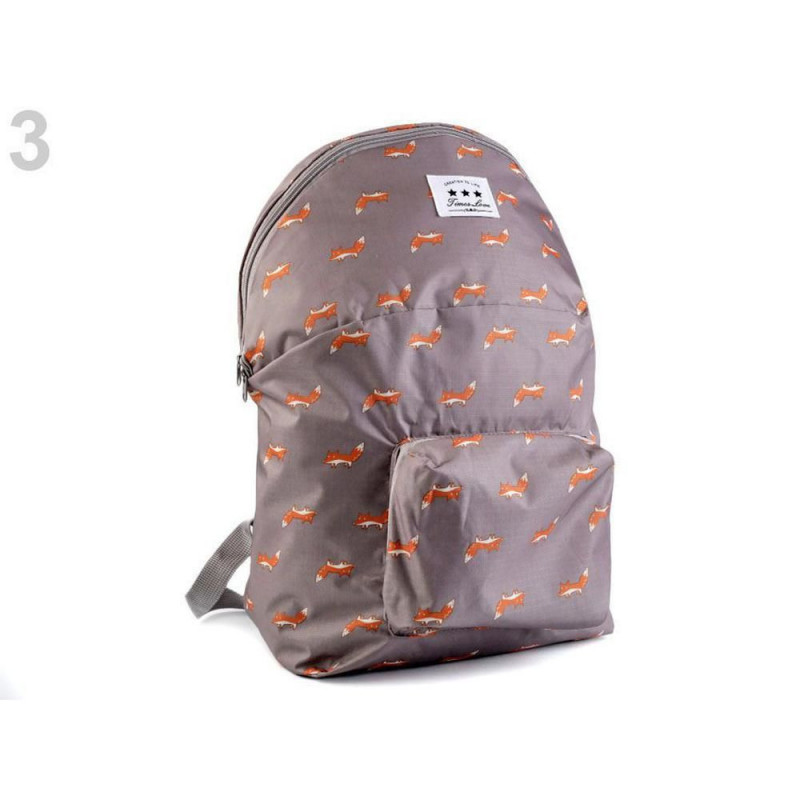 1ks Skládací Batoh 39x43cm Nepromokavý, Textilní Tašky Batohy Módní Tašky Kabelky Doplňky