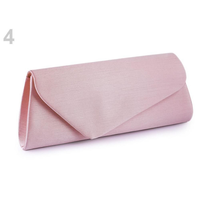 1ks Kabelka - Psaníčko Saténové S Vroubkovanou Strukturou 2. Jakost Psaníčka Společenské Kabelky Módní Doplňky