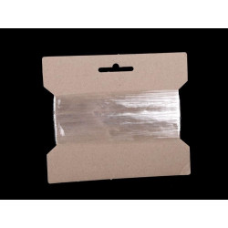 5m Ransparent Silikonová Pruženka / Lastin Šíře 20mm Elastická, Silikonové Plavkové Pruženky - Gumy Textilní Galanterie