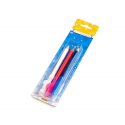 1blistr Ix Barev Křída V Tužce Se Štětečkem Blistr 3 Ks Křídy Mýdla Tužky Fixy Krejčovské Potřeby Textilní Galanterie