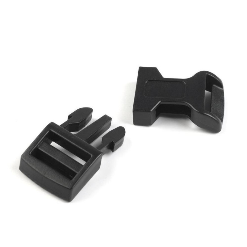 5sada Erná Spona Trojzubec Šíře 15mm Prohnutá, Spony Oděvní, Laclové, Trojzubce Plastová Galanterie Textiln