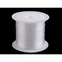 1ks Ransparent Silonový Vlasec Ø0, 4mm Pruženky Návlekový Materiál Korálky