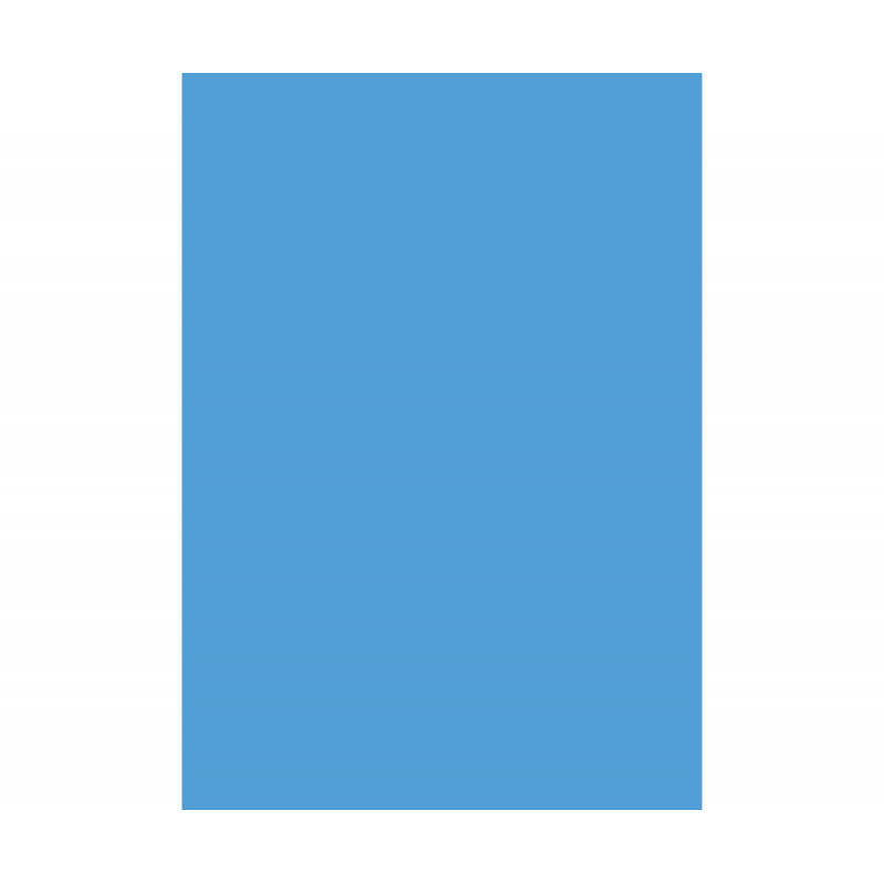 10 Ks Pěnová Guma 20x30cm 2mm Modrá