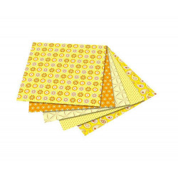 Origami Papír Basics Žlutý 80g/m2 Folia Bringmann