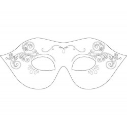 Papírové Masky - Party - 6 Motivů V Balení, Folia Bringmann