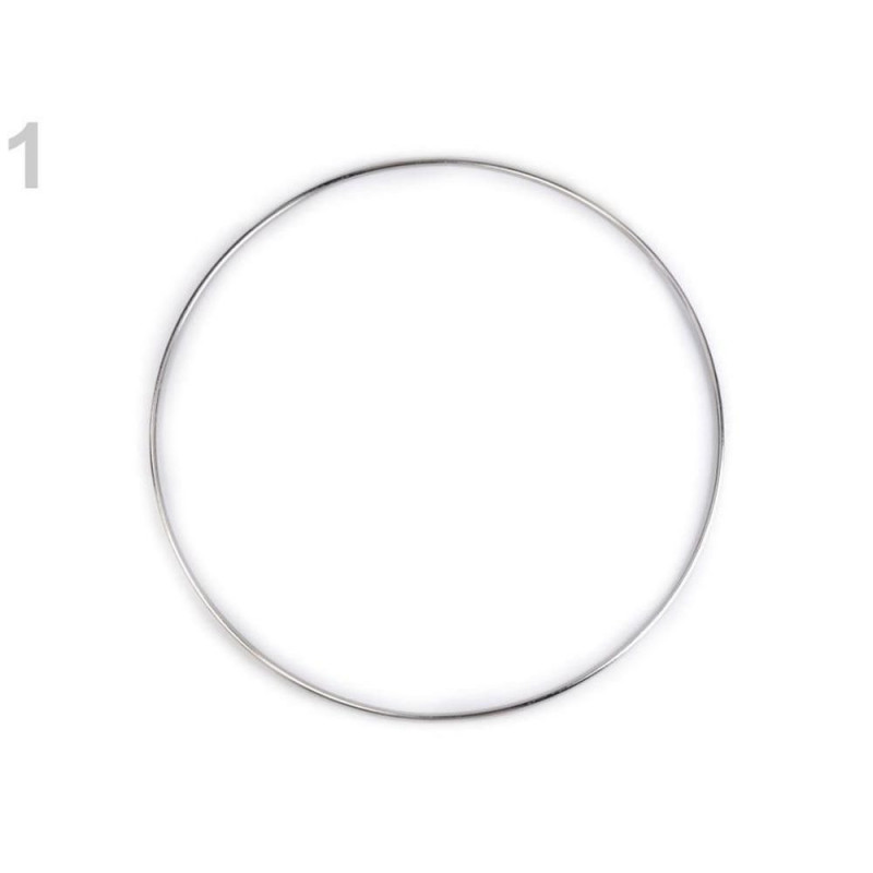 1ks 1 (25 Cm) Nikl Kovový Kruh Pro Lapač Snů Ø25 Cm Kruhy Kroužky Polotovary Na Lapače Kreativní Potřeby