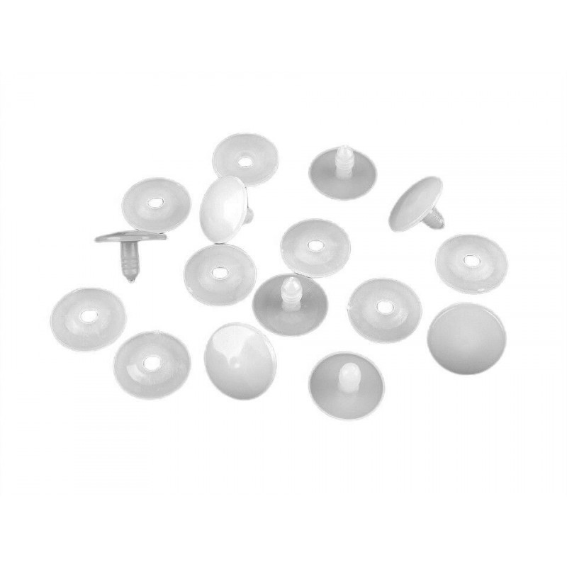 8sada Ransparent Bezpečnostní Klouby Ø25mm Oči Čumáky A Polotovary Na Tvorbu Postaviček Zvířátek Textilní Galanterie