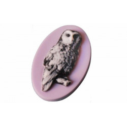 Plastová formička tvořítko na mýdlo čokoládu sádrové odlitky svíčky sušenky motiv - sova na větvi 85 x 57 x 21 mm 1 kus