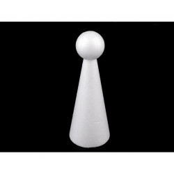 1ks Ílá Figurka / Postavička 6, 5x17cm Polystyren Tvary Korpusy Polotovary Polystyrenové, Tvoření A Aranžován