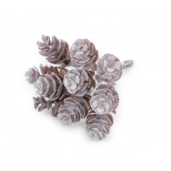 10ks Nědá Přírodní Dekorace Šiška Na Drátku Malá, Umělé Plody Bobule Květy Rostliny Tvoření A Aranžován