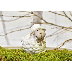 Keramický beránek Tim S mix barev 4 ks