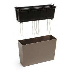 Truhlík Werbena lesklý 190x560 mm černý