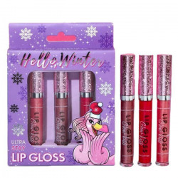 Sada lesků na rty se třpytky "Hello Winter!", 3 barvy