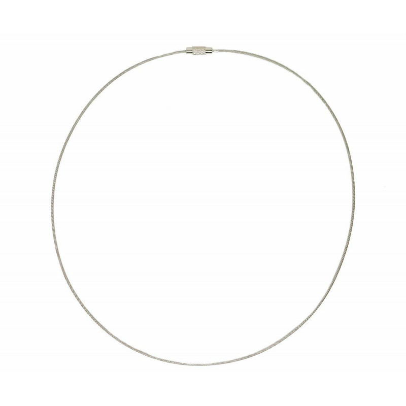 2ks Starožitný stříbrný tygr ocas drát náhrdelník kabel se sponou prsten šperky dělat Kroucené korálky závit lano zábal náramek