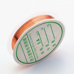 17m 55, 8 ft 18, 6 yrd měděný umělecký mosazný drát na cívce šperky řemeslo kabel měkký temperament String závit kov kov 0, 3 mm