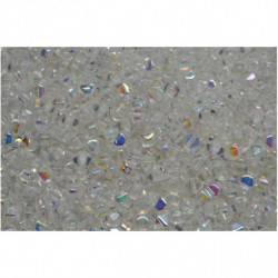 100 ks Crystal Clear Luster Becone Beads české skleněné perly 4mm