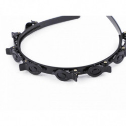 1ks erná čelenka do vlasů se skřipci čelenky jednoduché, vlasové ozdoby bižuterie