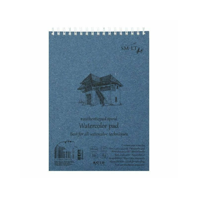 SM-LT art Skicák Watercolor pad (280g/m2 20 listů) A5 , akvarelové papíry skicáky výtvarné potřeby