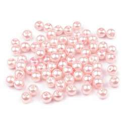 50g skleněné voskové perly korálky