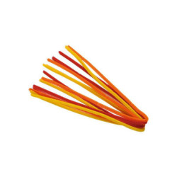 Chlupaté modelovací drátky (10ks) - červené, oranžové a žluté, Knorr prandell kreativita škola