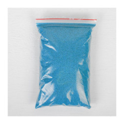 Barevný písek č. 12 - modrý, 500 gramů
