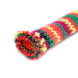 1m multikolor šňůra pletená / dutinka indiánský motiv šíře 10 mm polyesterové šňůry šňůry provázky tkaničky textilní galanterie