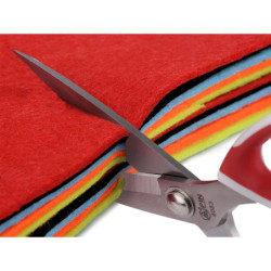 1ks ervená nůžky pin délka 19, 5 cm pro domácnost nožířské zboží, textilní galanterie