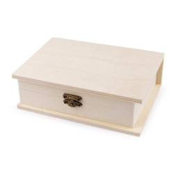 1ks řírodní dřevěná krabička k dozdobení, krabičky polotovary dřevěné, tvoření a aranžování