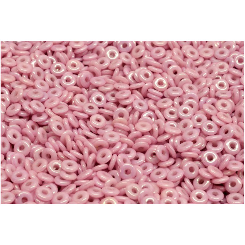 100 ks lesk O Donut Flat Fish Ring Spacer Beads české sklo 1mm x 4mm