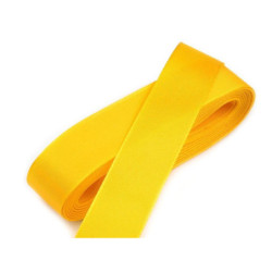 10m Žlutá Stuha Taftová Šíře 25mm Taftové Stuhy - Český Výrobek Textilní Galanterie
