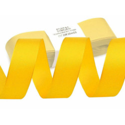 10m Žlutá Stuha Taftová Šíře 25mm Taftové Stuhy - Český Výrobek Textilní Galanterie