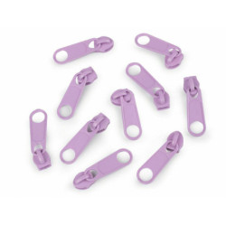 10ks Lavender Fog Jezdec Ke Spirálovým Zipům 5mm Pro Metráž Typu Pol Jezdce A Doplňky Zipy Textilní Galanterie