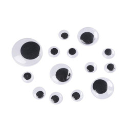 1sáček 1 Mix Plastové Oči Mix Velikostí, Ostatní Čumáky Oči Chrastítka Textilní Galanterie