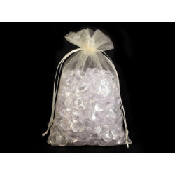 1ks Bílá Dárkový Pytlík 14x21cm Organza Pytlíky Organzy Dárkové Pytlíky Tašky Krabice Tvoření A Aranžován