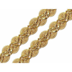 18m Aspen Gold Leonský Prýmek Leonské Prýmky Textilní Galanterie