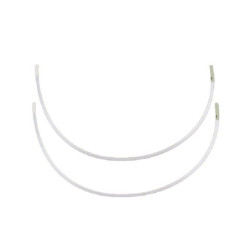 1pár 105 Bílá Kostice Kovové Ploché Vel.75-90 B, c Podprsenkové, Plavkové A Korzetové Polotovary Textilní Galanterie