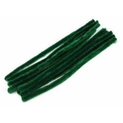 10ks Oranžová Chlupaté Drátky Ø15mm Délka 30cm Aranžovací Stuhy Šňůry Dráty Potřeby Pro Aranžování, Dekorace