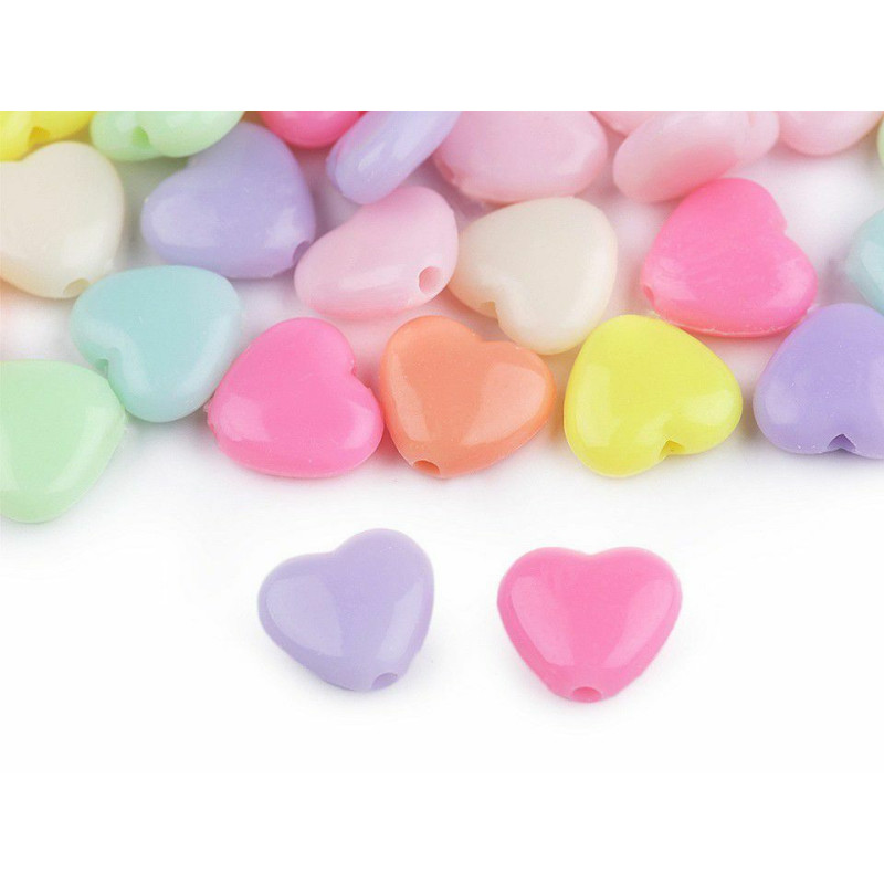 1sáček 1 Mix Srdce Plastové Korálky Hvězda Srdce Květ 20g Ostatní, FIMO