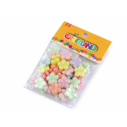 1sáček 1 Mix Srdce Plastové Korálky Hvězda Srdce Květ 20g Ostatní, FIMO