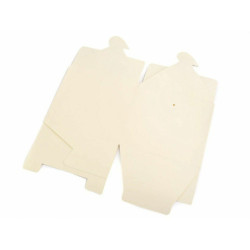 1ks Bílá Papírová Krabička Se Srdcem Krabice Krabičky Dárkové Pytlíky Tašky Dekorace