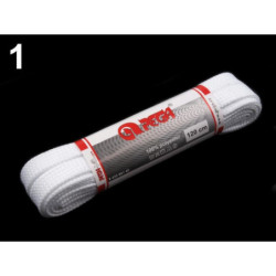 1pár Bílá Tkaničky Do Bot Délka 120cm Kapucí, Textilní Galanterie