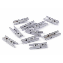 10ks 1 Bílá Kolíček Barevný 4x25mm Dřevěné Kolíčky Kovová, Dřevěná Skleněná Dekorace